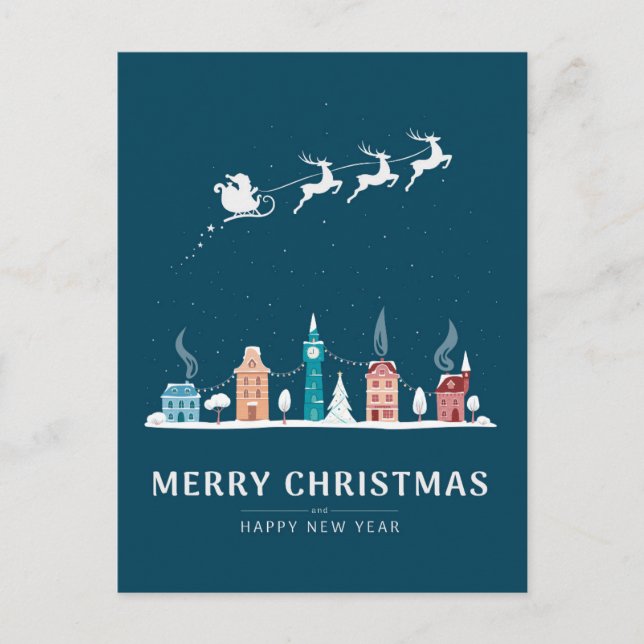 Frohe Weihnachten und glückliches Neues Jahr in de (Vorderseite)