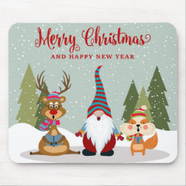 Frohe Weihnachten und glückliches Neues Jahr Mousepad