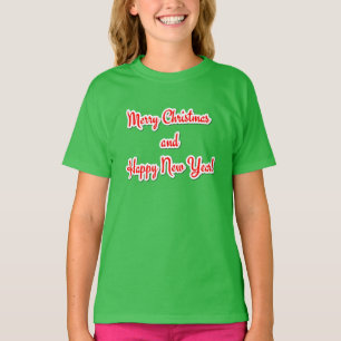 Frohe Weihnachten und glückliches Neues Jahr T-Shirt