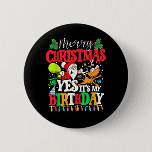 Frohe Weihnachten und ja, das ist mein Weihnachtsj Button
