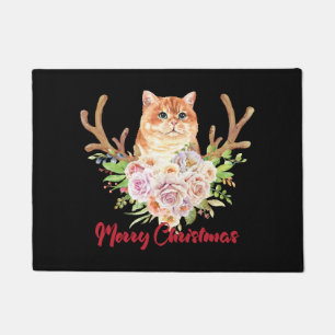 Frohe Weihnachten und Katze Fußmatte