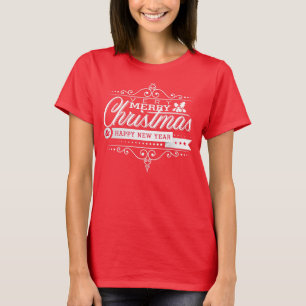 Frohe Weihnachten und viel Glück im neuen Jahr T-Shirt