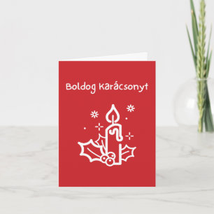 Frohe Weihnachten Ungarische Weihnachten  Karte