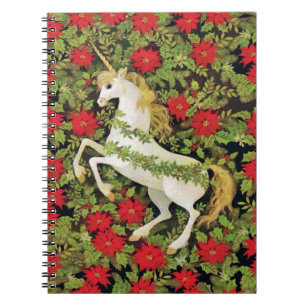 Frohe Weihnachten Unicorn Notizblock
