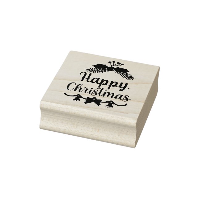 Frohe Weihnachten, Urlaub am glücklichsten Gummistempel (Stempel)