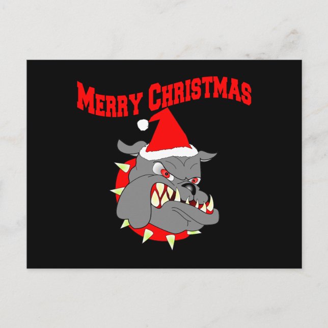 Frohe Weihnachten USMC Devil Dog (Vorderseite)
