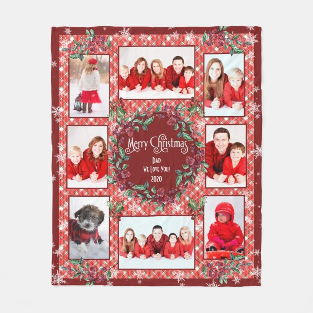 Frohe Weihnachten Vater Wir Liebe Sie Red Green Ka Fleecedecke (Vorderseite)