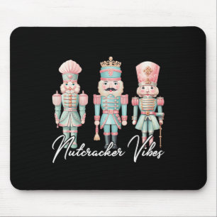 Frohe Weihnachten Vibes Nutcracker Ballet Peace Xm Mousepad
