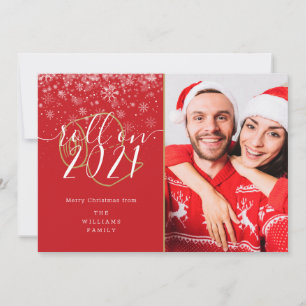 Frohe Weihnachten Viel Spaß im neuen Jahr Foto