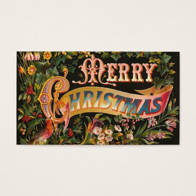 "Frohe Weihnachten" Vintag (Vorderseite)