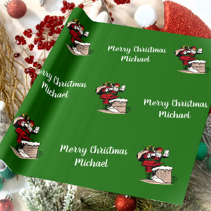 Frohe Weihnachten Vintag Weihnachten Individuelle Geschenkpapier