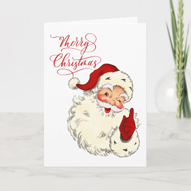 Frohe Weihnachten Vintag Weihnachten Weihnachten F (Vorderseite)