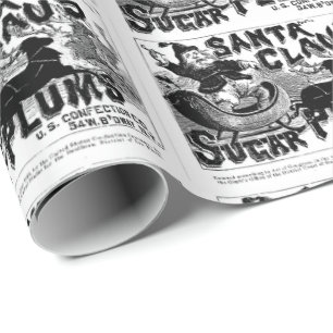 Frohe Weihnachten Vintage Santa Geschenkpapier