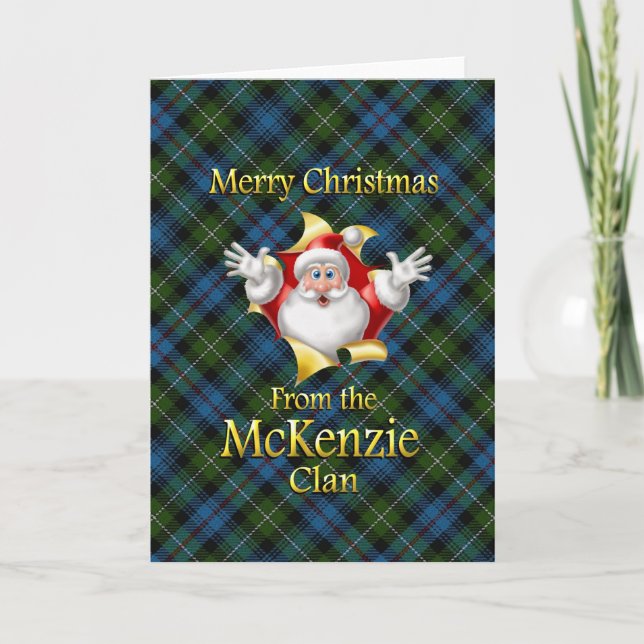 Frohe Weihnachten vom McKenzie Clan (Vorderseite)