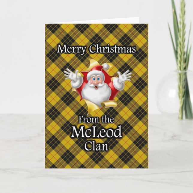Frohe Weihnachten vom McLeod Clan (Vorderseite)