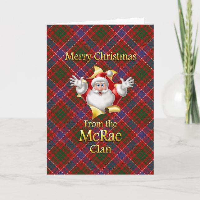 Frohe Weihnachten vom McRae Clan (Vorderseite)