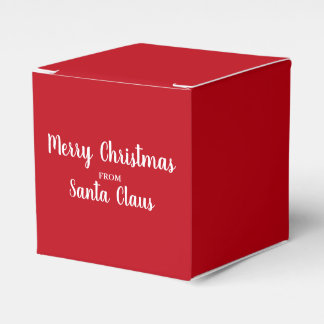 Frohe Weihnachten vom Roten Platz des Weihnachtsma Geschenkschachtel