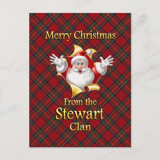 Frohe Weihnachten vom Stewart-Clan (Vorderseite)
