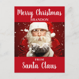 Frohe Weihnachten vom Weihnachtsmann ADD NAME