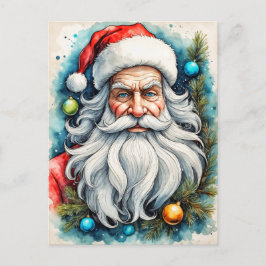 Frohe Weihnachten vom Weihnachtsmann Postkarte