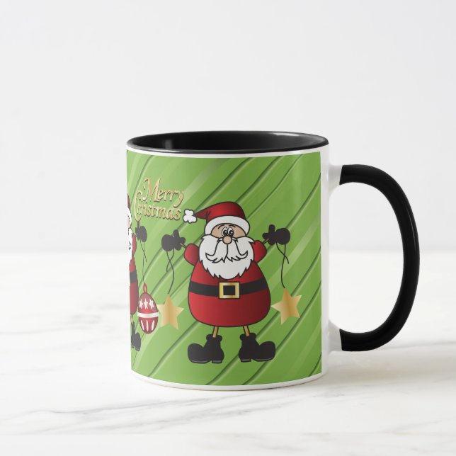 Frohe Weihnachten vom Weihnachtsmann Tasse (Rechts)