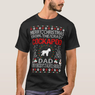 Frohe Weihnachten von Cockapoo Vater Geschenk T-Shirt