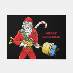 Frohe Weihnachten von Cool Santa Claus Fußmatte