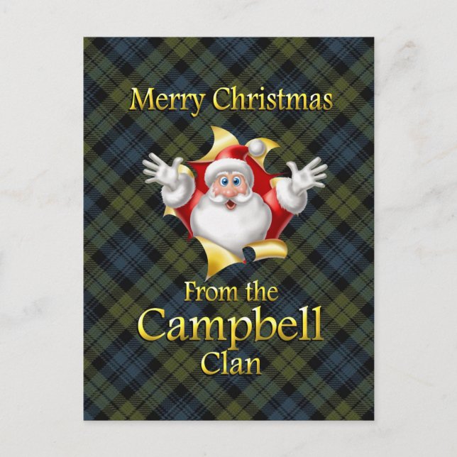 Frohe Weihnachten von der Campbell-Sippe (Vorderseite)