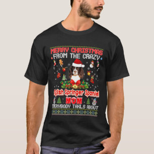 Frohe Weihnachten von der englischen Springer Span T-Shirt