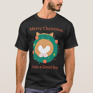 Frohe Weihnachten von einem guten Jungen Holiday W T-Shirt