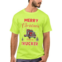 Frohe Weihnachten von einem Lastwagen