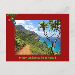 Frohe Weihnachten von Hawaii Holiday Postcard