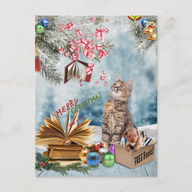 Frohe Weihnachten von Ihren Haustieren (Vorderseite)