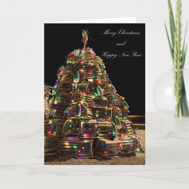 Frohe Weihnachten von Maine Card (Vorderseite)