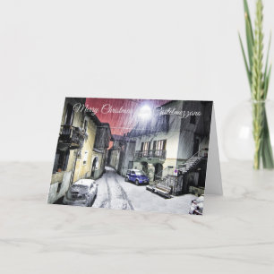 Frohe Weihnachten von Montestruto Italien Card