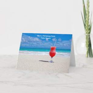 Frohe Weihnachten von Palm Beach Karte