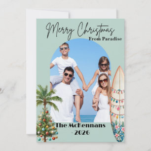 Frohe Weihnachten von Paradise Photo Weihnachtskar Karte