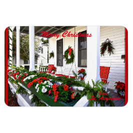 Frohe Weihnachten von Sunny St Augustine Florida Magnet