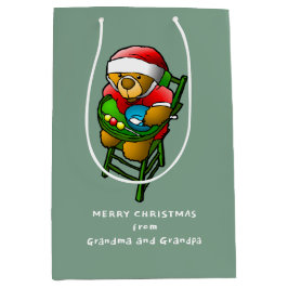 Frohe Weihnachten von Teddy Bear Mittlere Geschenktüte