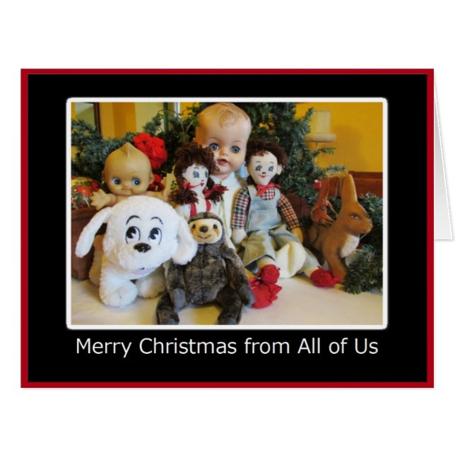 Frohe Weihnachten von uns allen (Vorderseite (Horizontal))