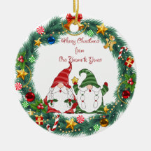 Frohe Weihnachten von unserem Gnom zu deinem auf e