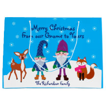 Frohe Weihnachten Von unserem Gnome zu Yours Deer 