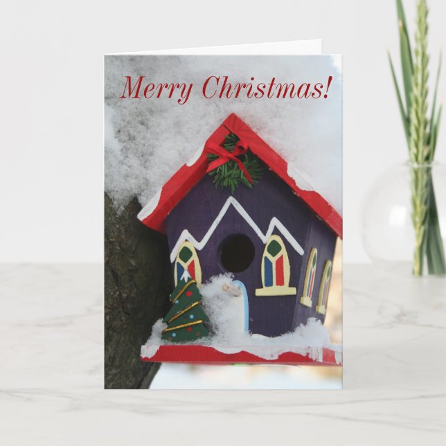 Frohe Weihnachten von unserem Haus zu Ihrem! (Vorderseite)