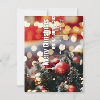 Frohe Weihnachten von unserer Familie zu dir