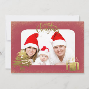 Frohe Weihnachten von unserer Familie zu Ihrem Fot