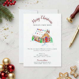 Frohe Weihnachten von unserer neuen Zuhause Moving Ankündigung