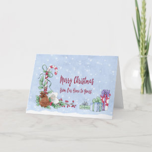 Frohe Weihnachten von unserer Zuhause bis zu deine