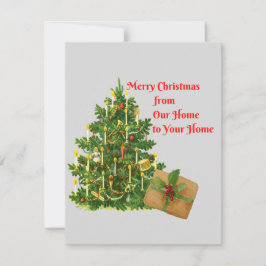 Frohe Weihnachten Von unserer Zuhause zu Eurer auf