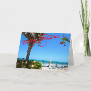 Frohe Weihnachten von Vero Beach Florida Ozean