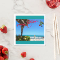 Frohe Weihnachten von Vero Beach Florida Ozean